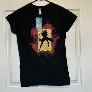 Womens Gambit / X-Men Design T-Shirt, Black, Size Medium, NWT